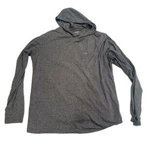 Vineyard Vines Hoodie Mens Medium Gray On-The-Go Lightweight Pullover Top